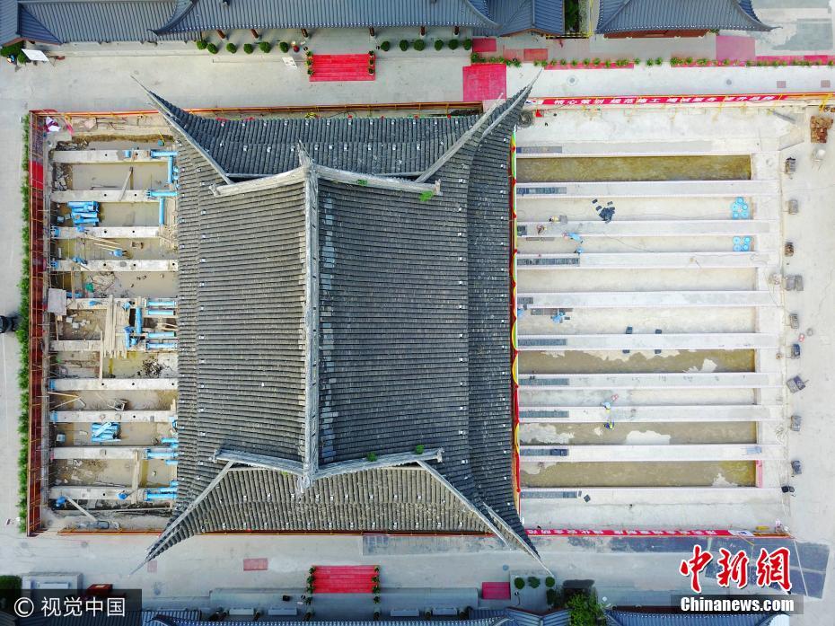 Templo em Shanghai será deslocado intacto ao longo de 30,66 metros