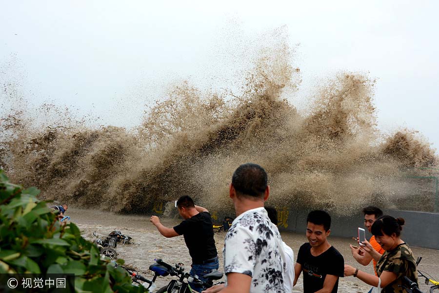 Galeria: Mará alta sazonal do rio Qianjiang 