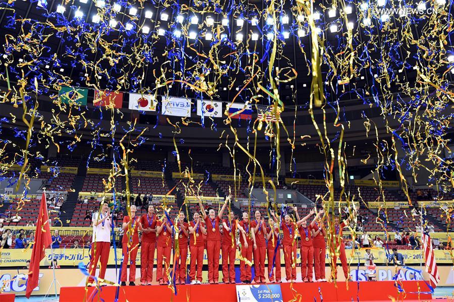 China derrota Jap?o e conquista título mundial de vólei feminino de 2017