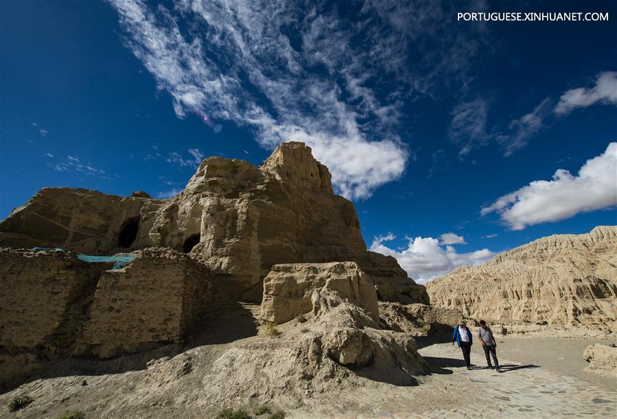 Ruínas do Reino Guge, no Tibete