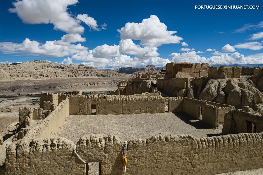 Ruínas do Reino Guge, no Tibete