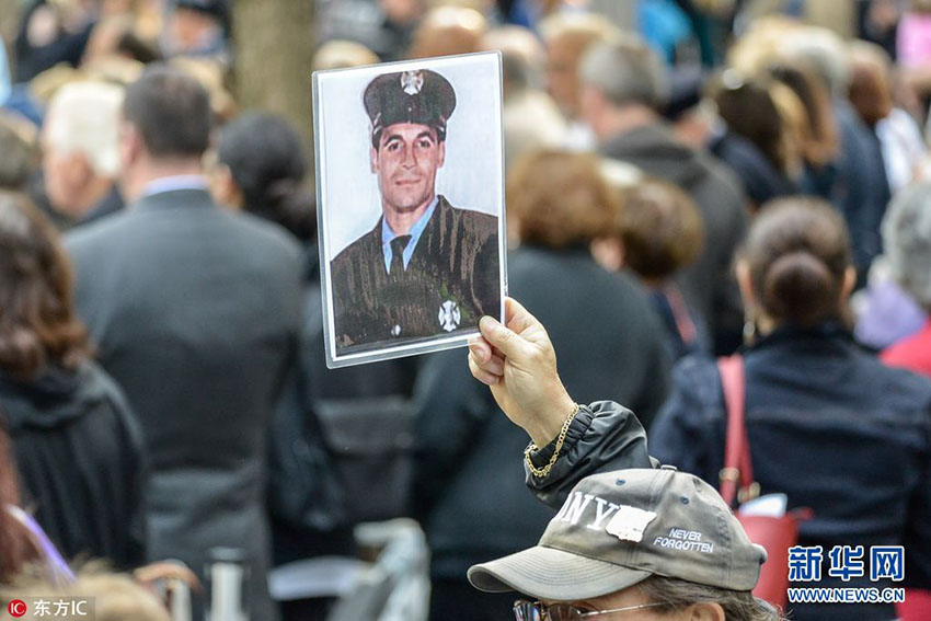 Homenagens prestadas às vítimas do ataque 11 de setembro em Nova Iorque