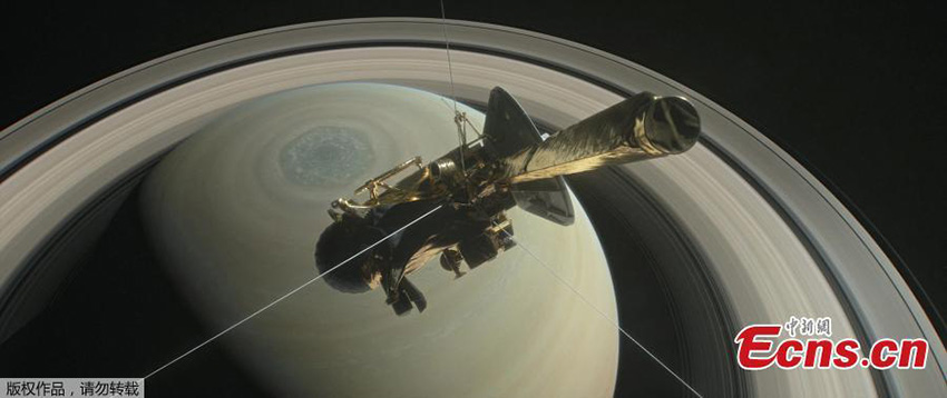 Nave espacial Cassini concluirá última miss?o a 15 de setembro