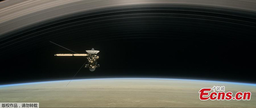 Nave espacial Cassini concluirá última miss?o a 15 de setembro