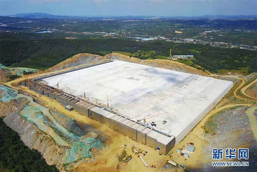 Constru??o de fábrica subterranea no nordeste da China será concluída em breve