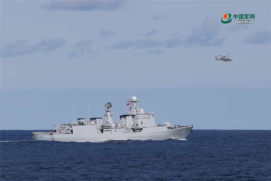 Marinhas chinesa e russa realizam exercício naval conjunto