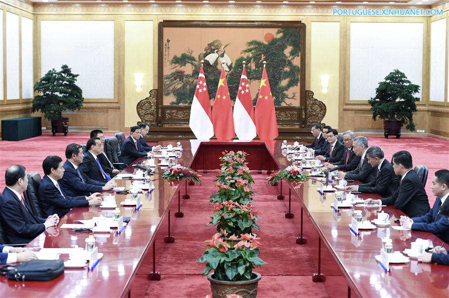 Premiê chinês espera apoio de Cingapura à ferrovia de alta velocidade