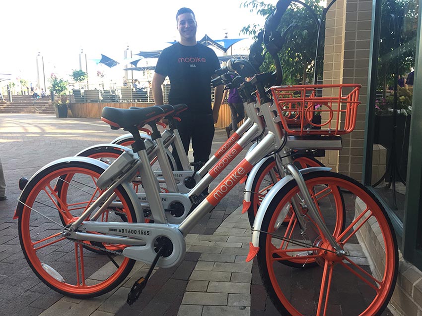 Mobike entra no mercado dos EUA