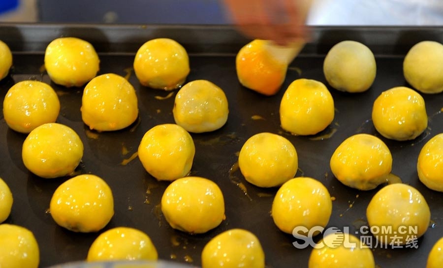 Exposi??o Gastron?mica do Meio-Outono realizada em Chengdu