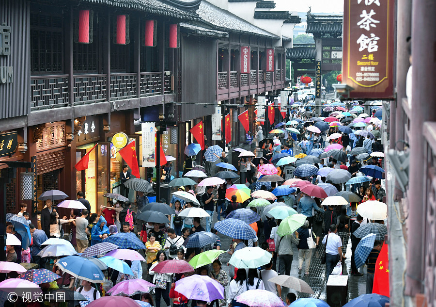 China registra 705 milh?es de viagens durante feriad?o