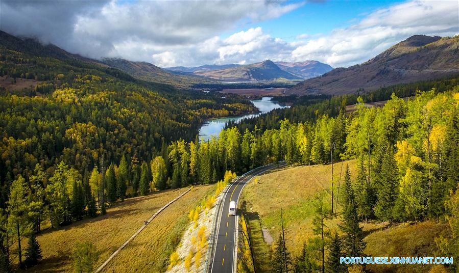 Em imagens: Paisagem da área cênica de Altay, Xinjiang