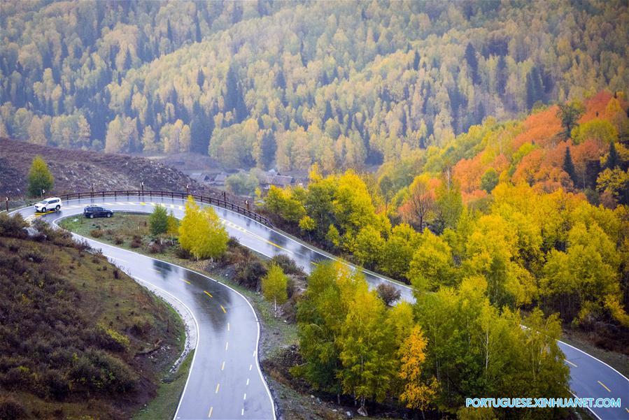 Em imagens: Paisagem da área cênica de Altay, Xinjiang