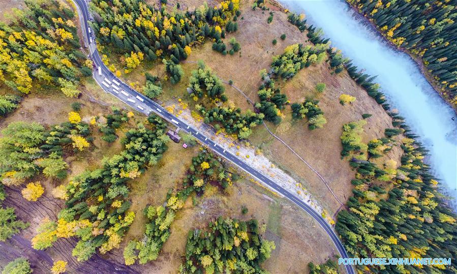 Em imagens: Paisagem da área cênica de Altay, Xinjiang