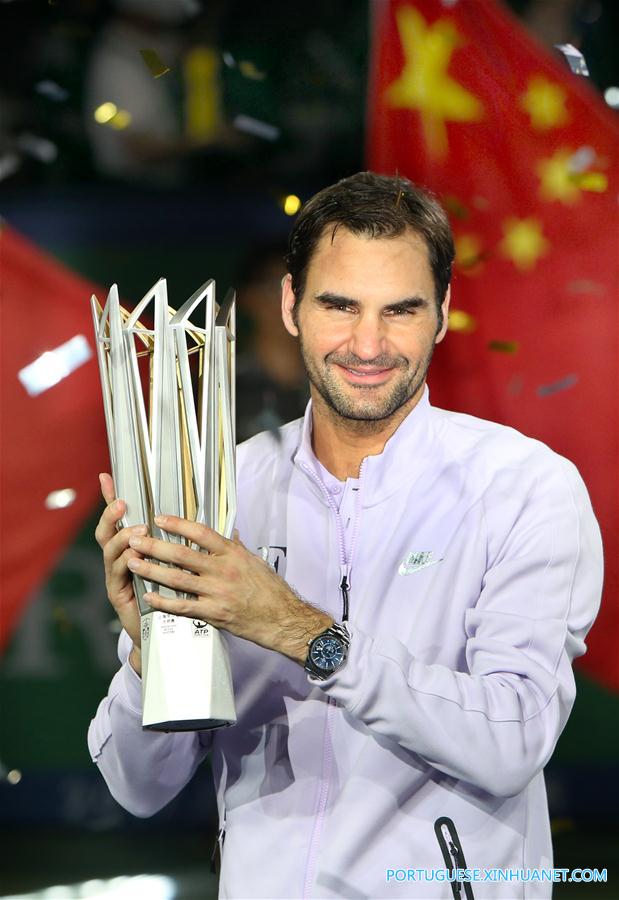 Roger Federer vence título do Masters 1000 de Shanghai