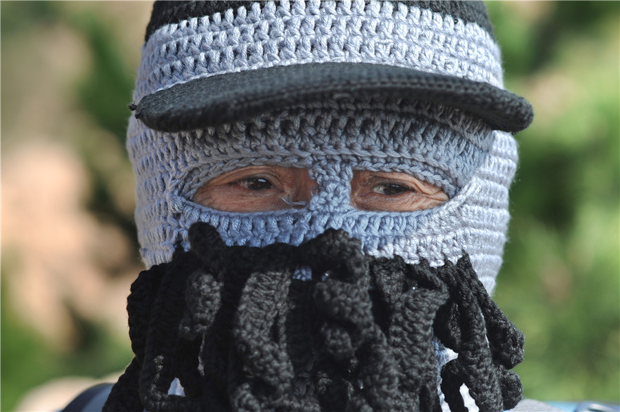 Inventora de Facekini lan?a modelo de inverno