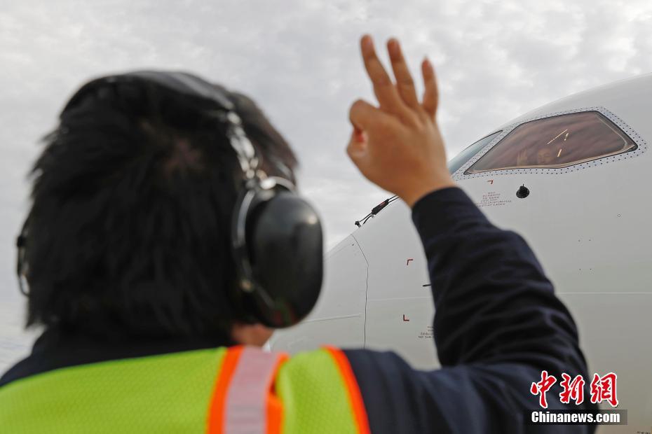 Avi?o chinês C919 ruma a Xi’an para obten??o de certificado de aeronavegabilidade