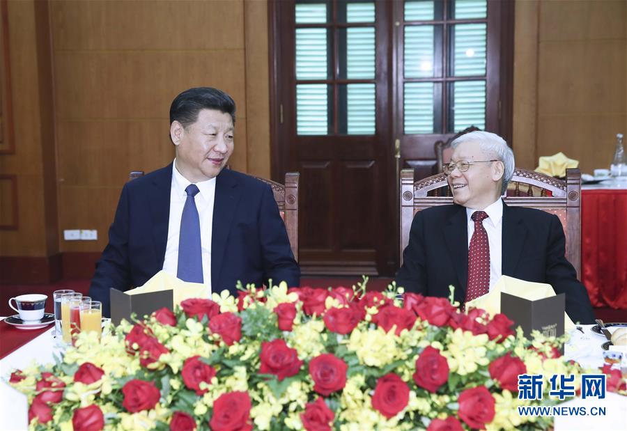 Presidente chinês elogia la?os sólidos entre China e Vietn?