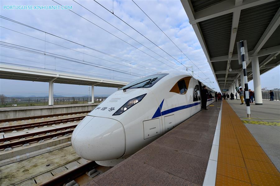 Ferrovia de alta velocidade Xi'an-Chengdu entra em fase de inspe??o