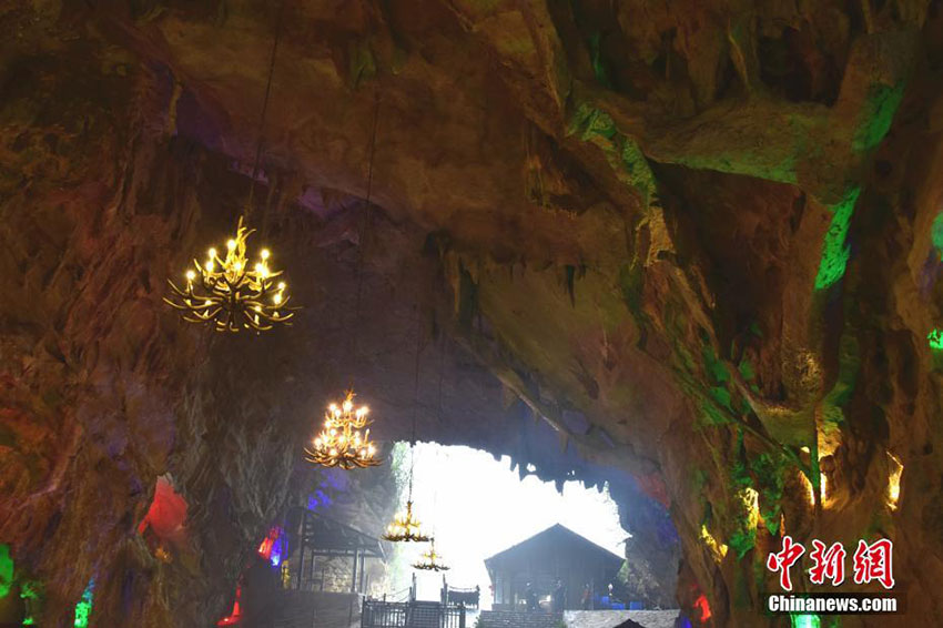 Galeria: Restaurante em caverna cárstica em Zhangjiajie atrai turistas