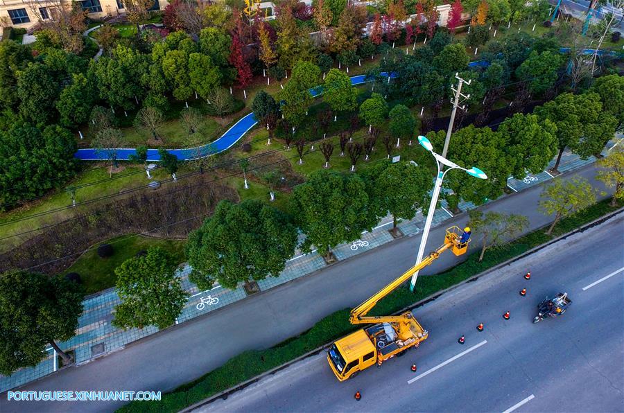 Ciclovias verdes oferecem op??o de viagem ecológica na China
