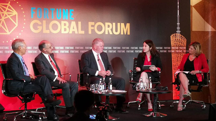 Evento de promo??o do Fórum Global da Fortune 2017 realizado em Londres