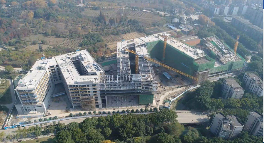 Maior laboratório de optoelectr?nica da China toma forma em Wuhan