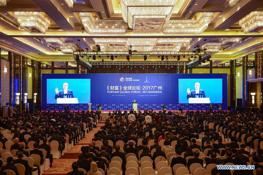 Inaugurado Fórum Global da Fortune 2017 em Guangzhou