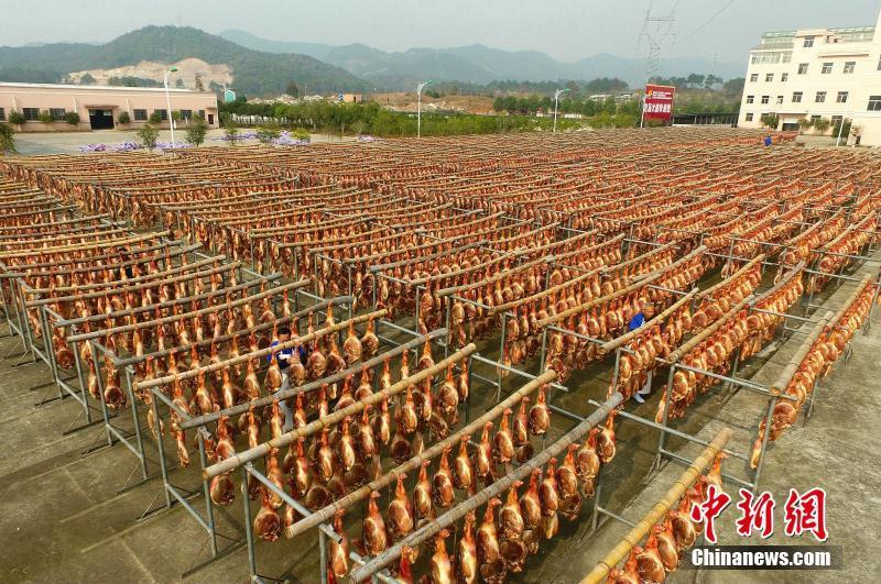 Galeria: Secagem do presunto de Jinhua