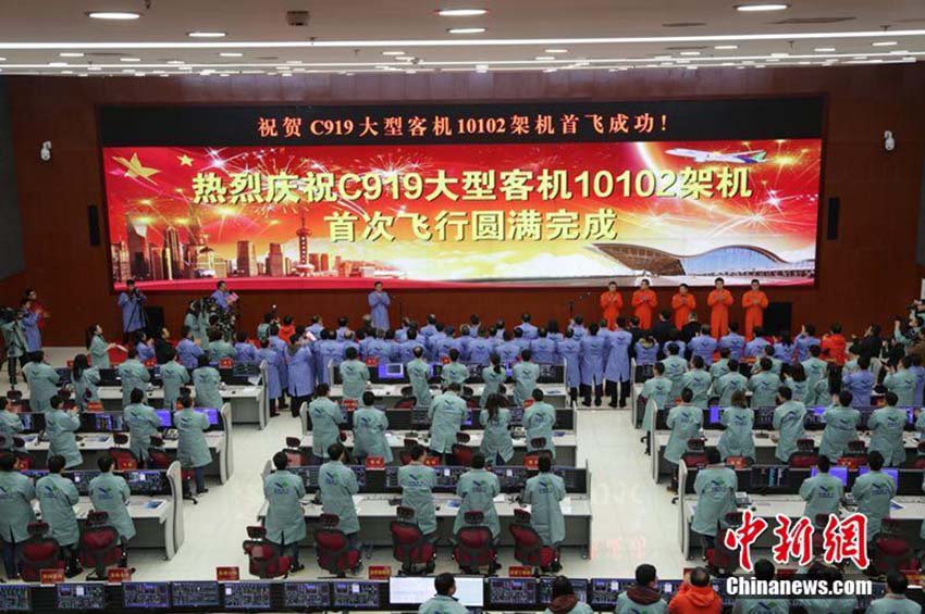 2o C919 realiza voo de teste