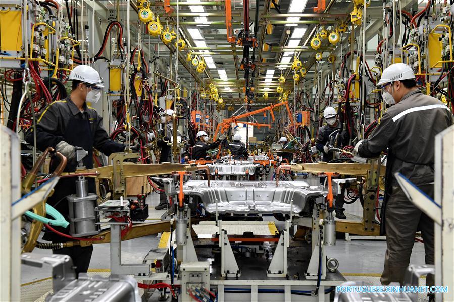 Indústria de veículos de nova energia apresenta rápido crescimento