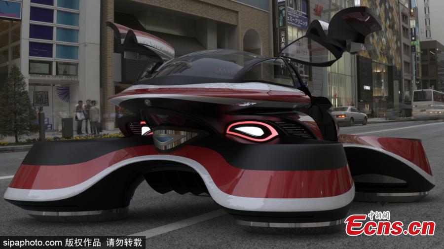 Empresa italiana apresenta conceito retro de carro voador