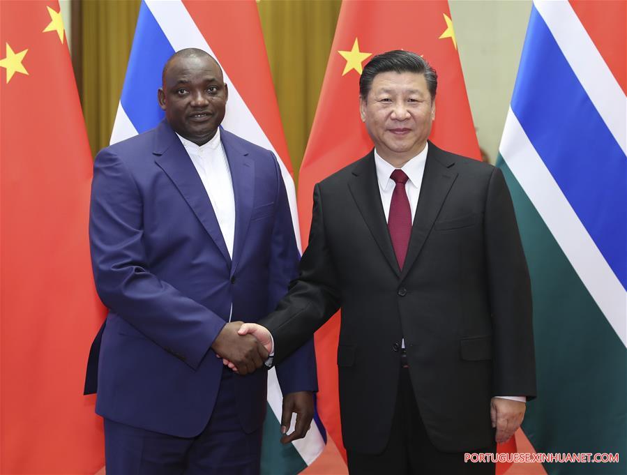 China enfatiza princípio de Uma Só China em visita do presidente da Gambia