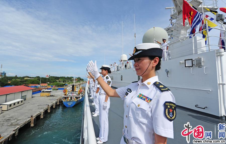 Navio hospitalar da Marinha chinesa encerra miss?o humanitária no Timor-leste