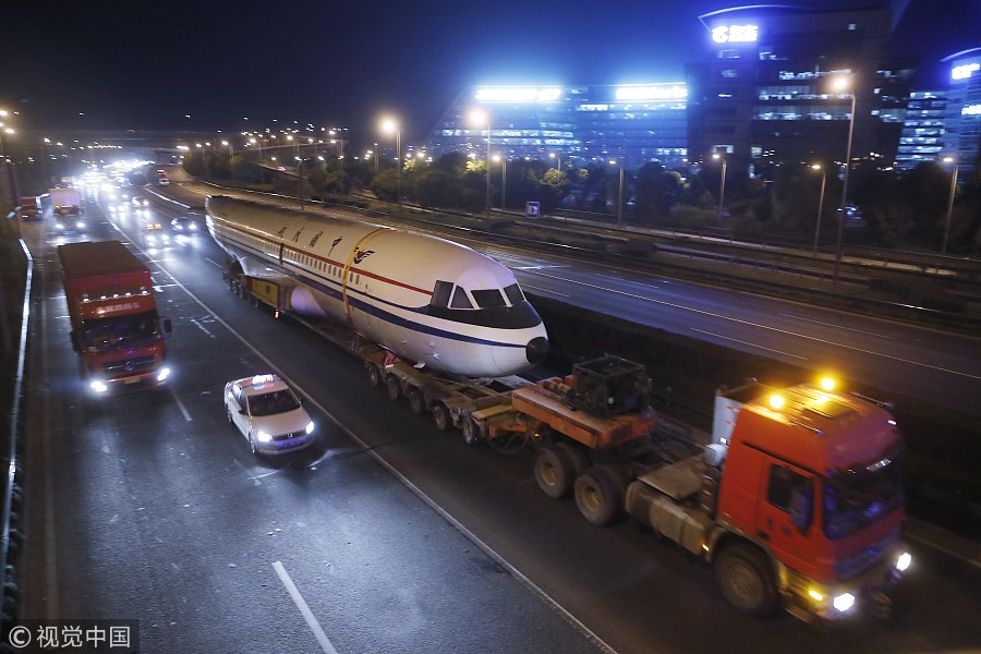 Primeira aeronave doméstica de passageiros da China será exibida em Shanghai