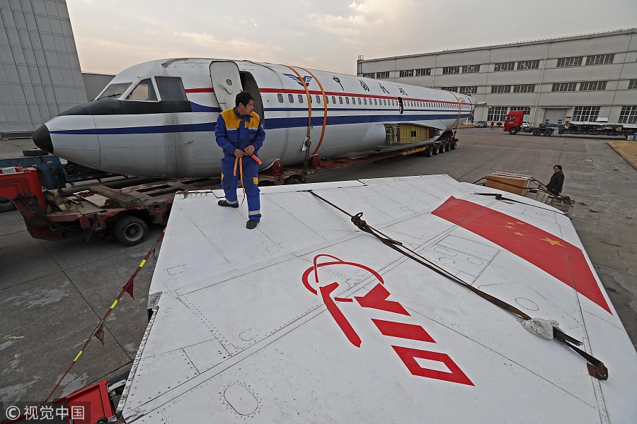 Primeira aeronave doméstica de passageiros da China será exibida em Shanghai