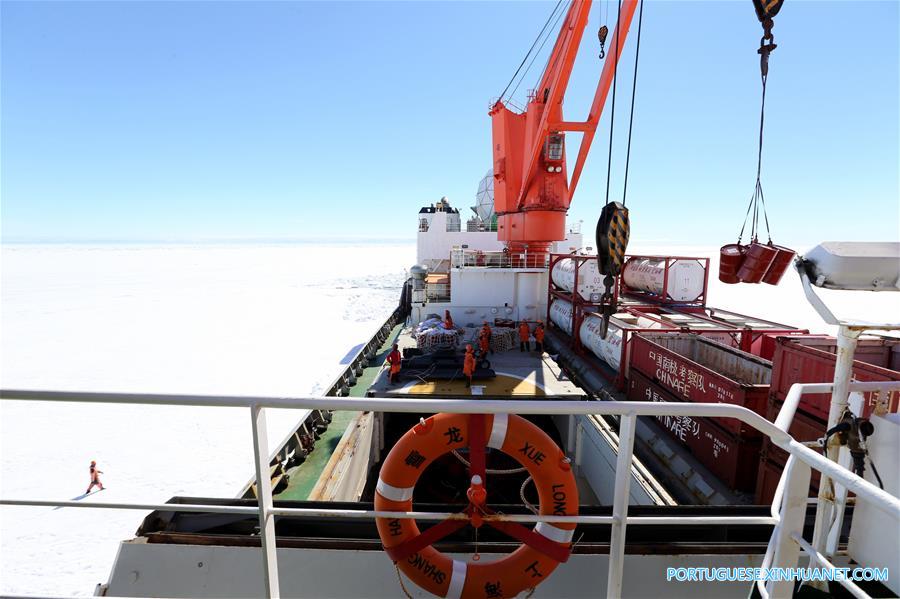 Equipe de expedi??o antártica da China chega à esta??o Zhongshan