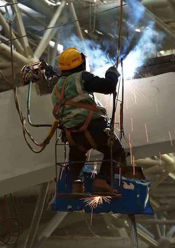 Concluída cobertura do novo aeroporto de Beijing