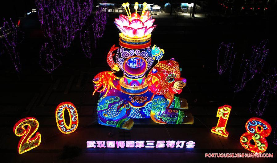 Festival de lanternas em Wuhan