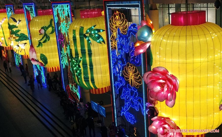 Festival de lanternas em Wuhan