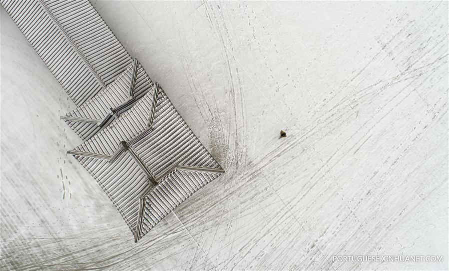 Várias cidades da China têm primeira queda de neve de 2018