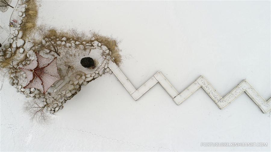 Várias cidades da China têm primeira queda de neve de 2018