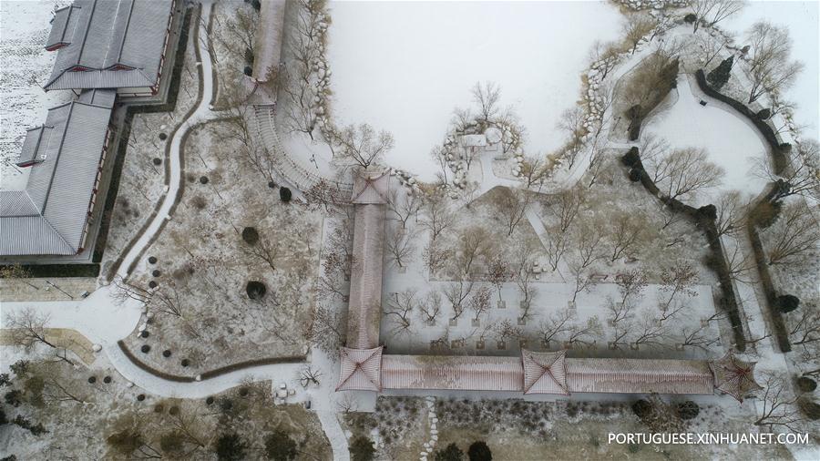Várias cidades da China têm primeira queda de neve de 2018