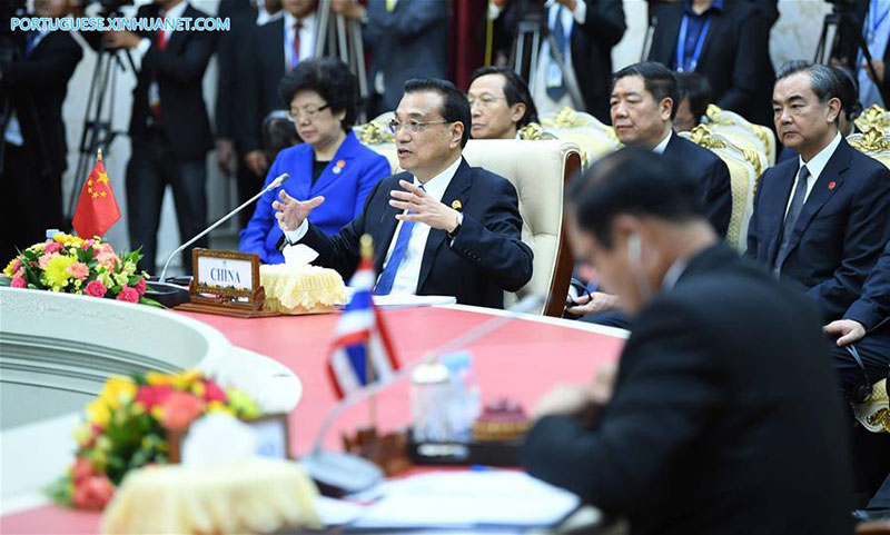 Países Lancang-Mekong atingem consenso sobre coopera??o extensa, diz premiê chinês