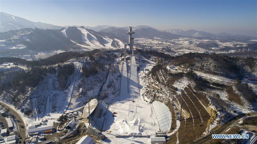 Galeria: Panorama aéreo dos locais para os Jogos Olímpicos de Inverno de 2018 em Pyeongchang
