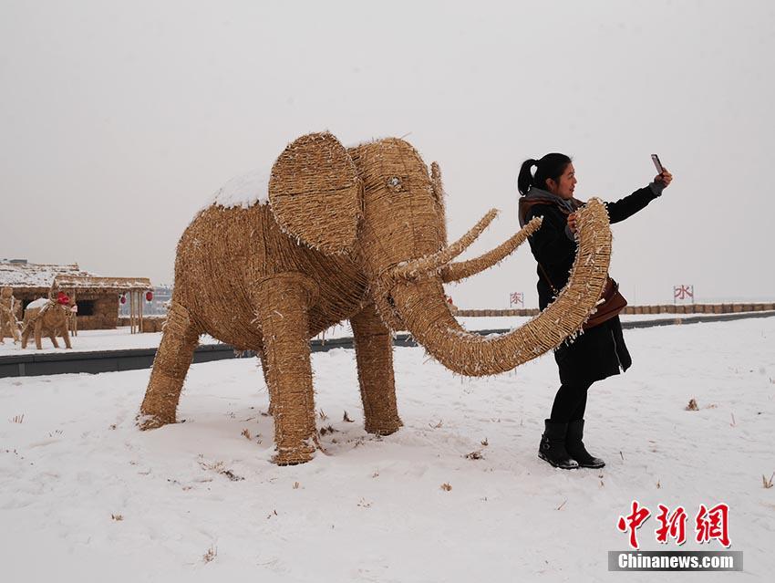 Galeria: Agricultores constroem “parque de palha” em Jilin