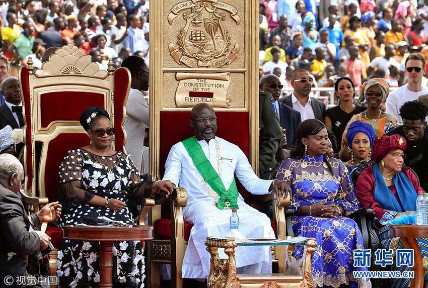 Novo presidente da Libéria promete compromisso com política de “Uma Só China”