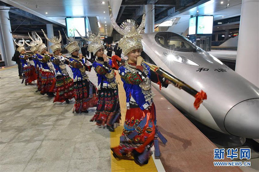 Nova ferrovia liga principais cidades no sudoeste da China
