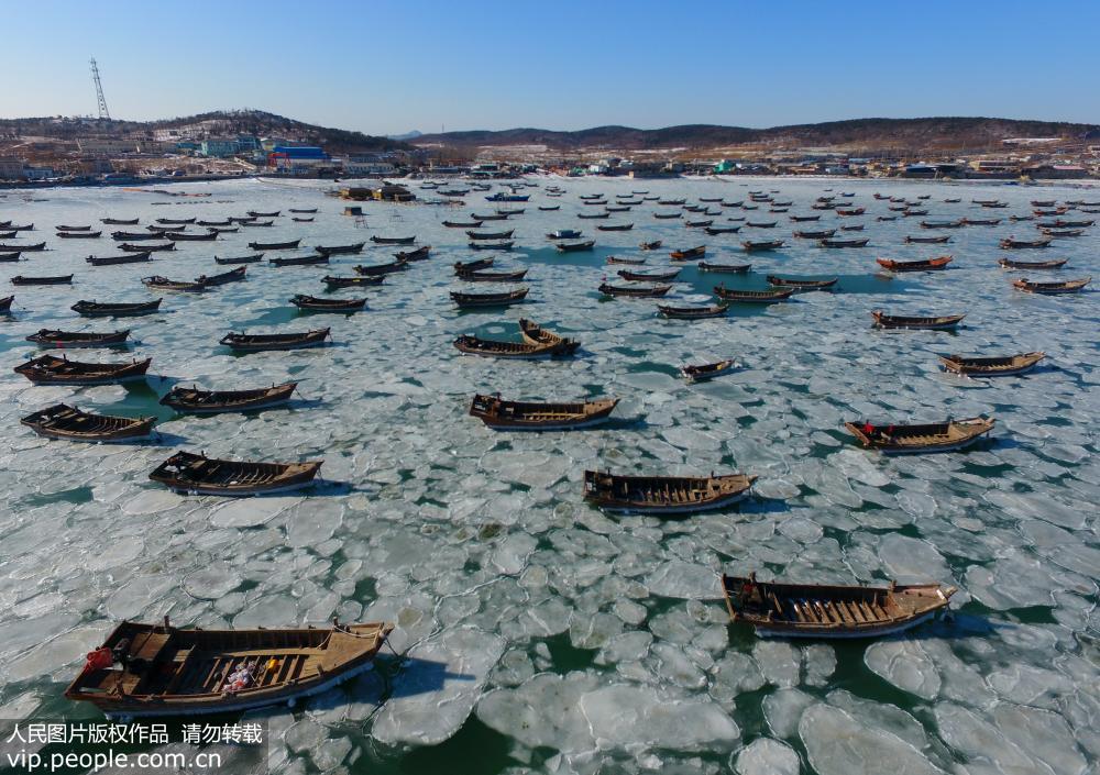 Dalian: Pesca afetada pela forma??o de gelo marinho
