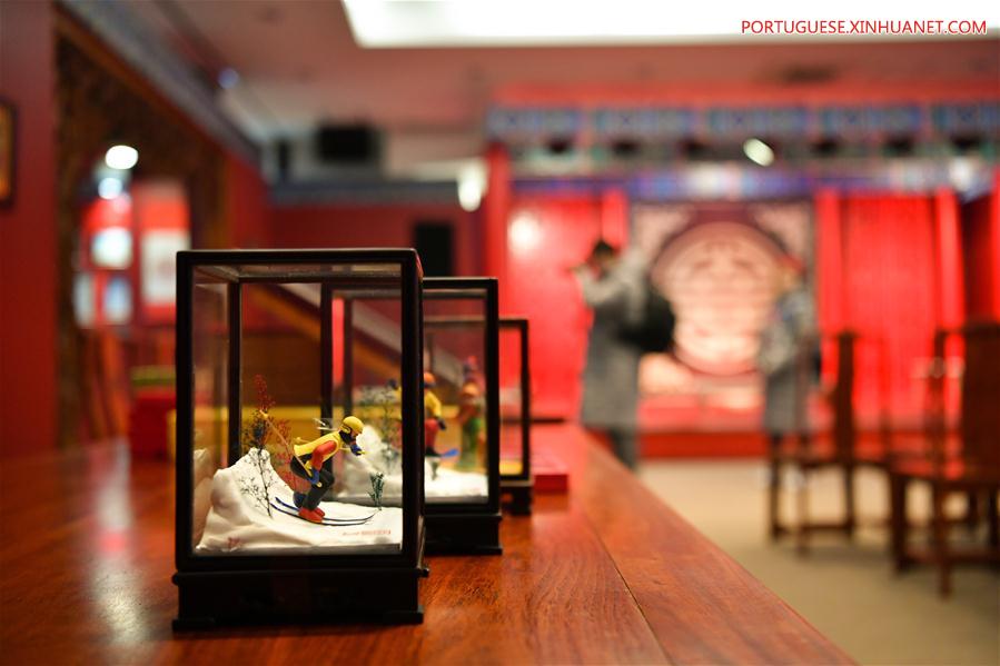 Casa da China para os Jogos Olímpicos de Inverno de PyeongChang 2018 abre em Gangneung