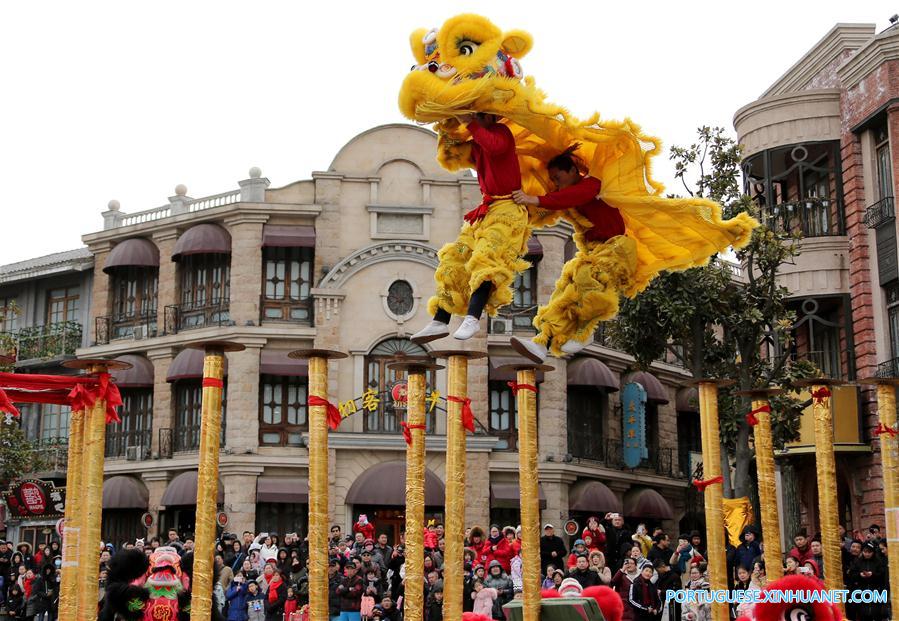 Celebra??es do Ano Novo ao redor da China
